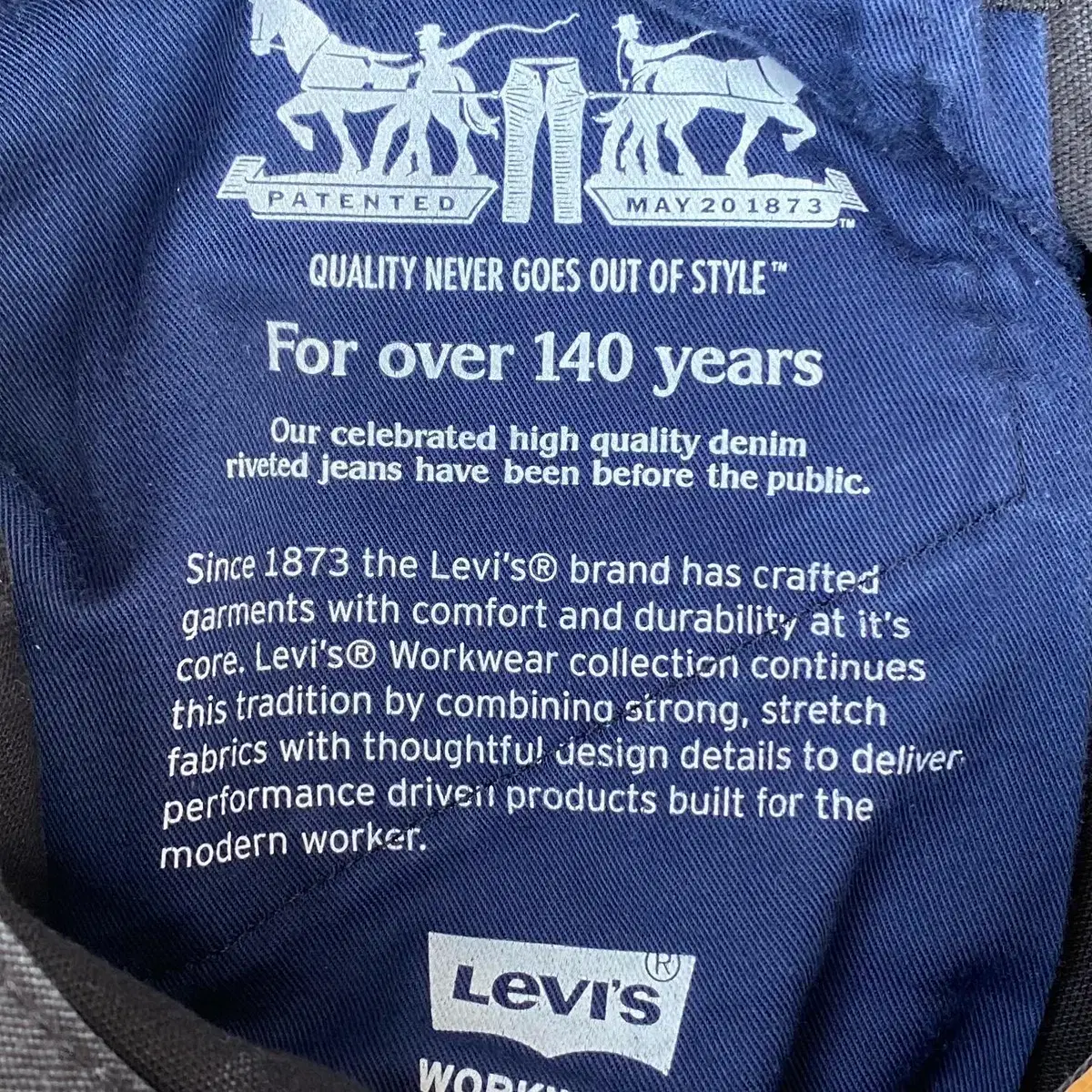 Levis Workwear 505 Utility pant