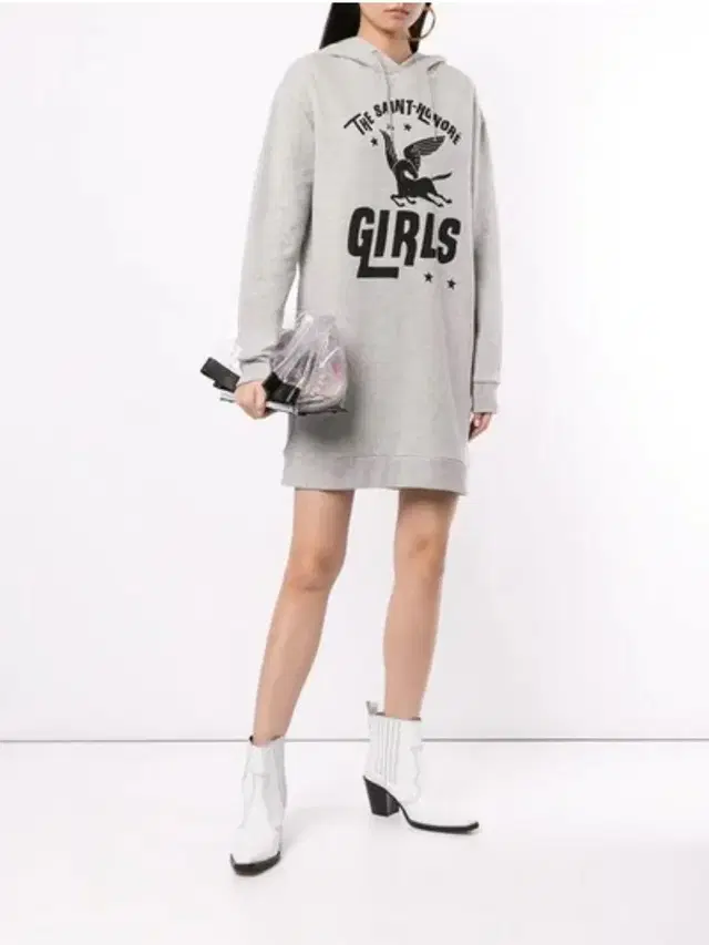 에뜨르쎄실 etre cecile 기모 후드 스웻원피스