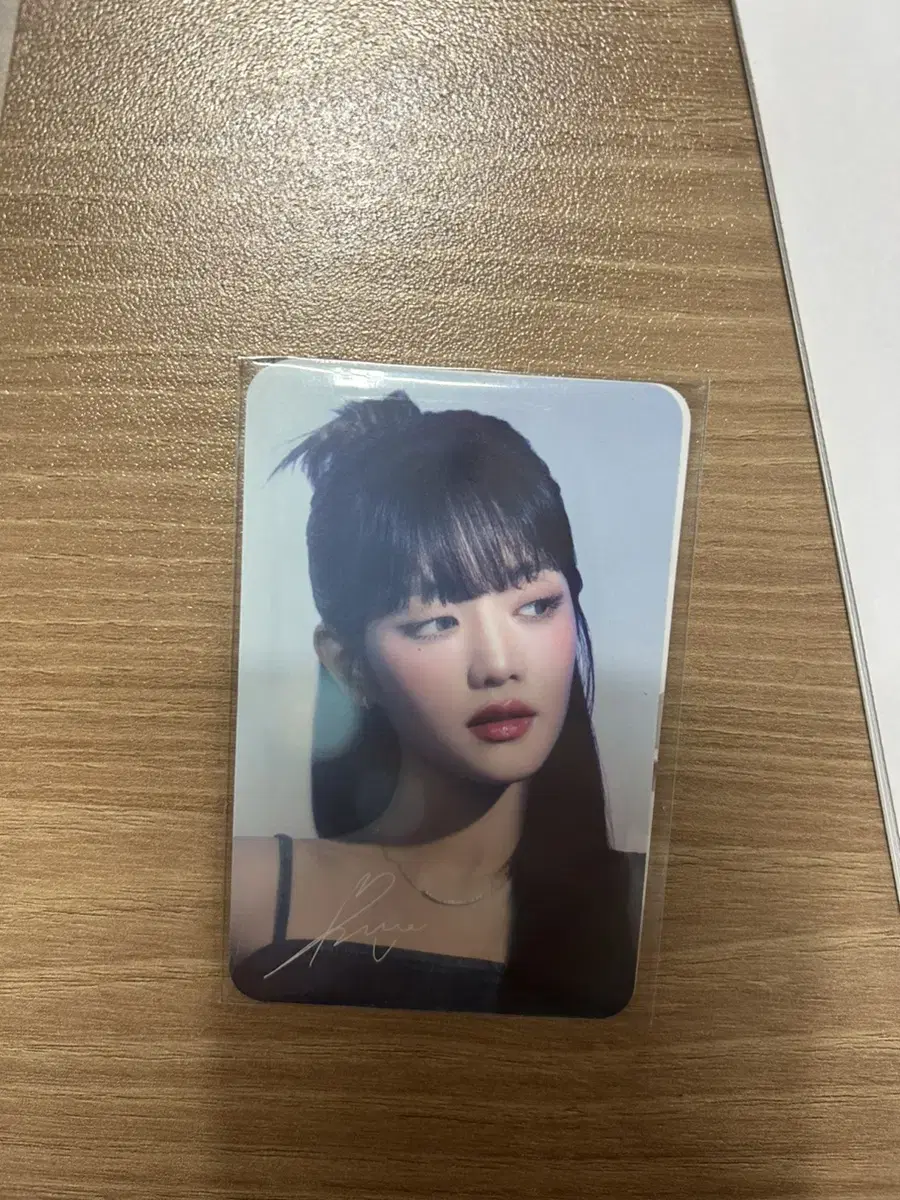 Idle minnie 3ce photocard