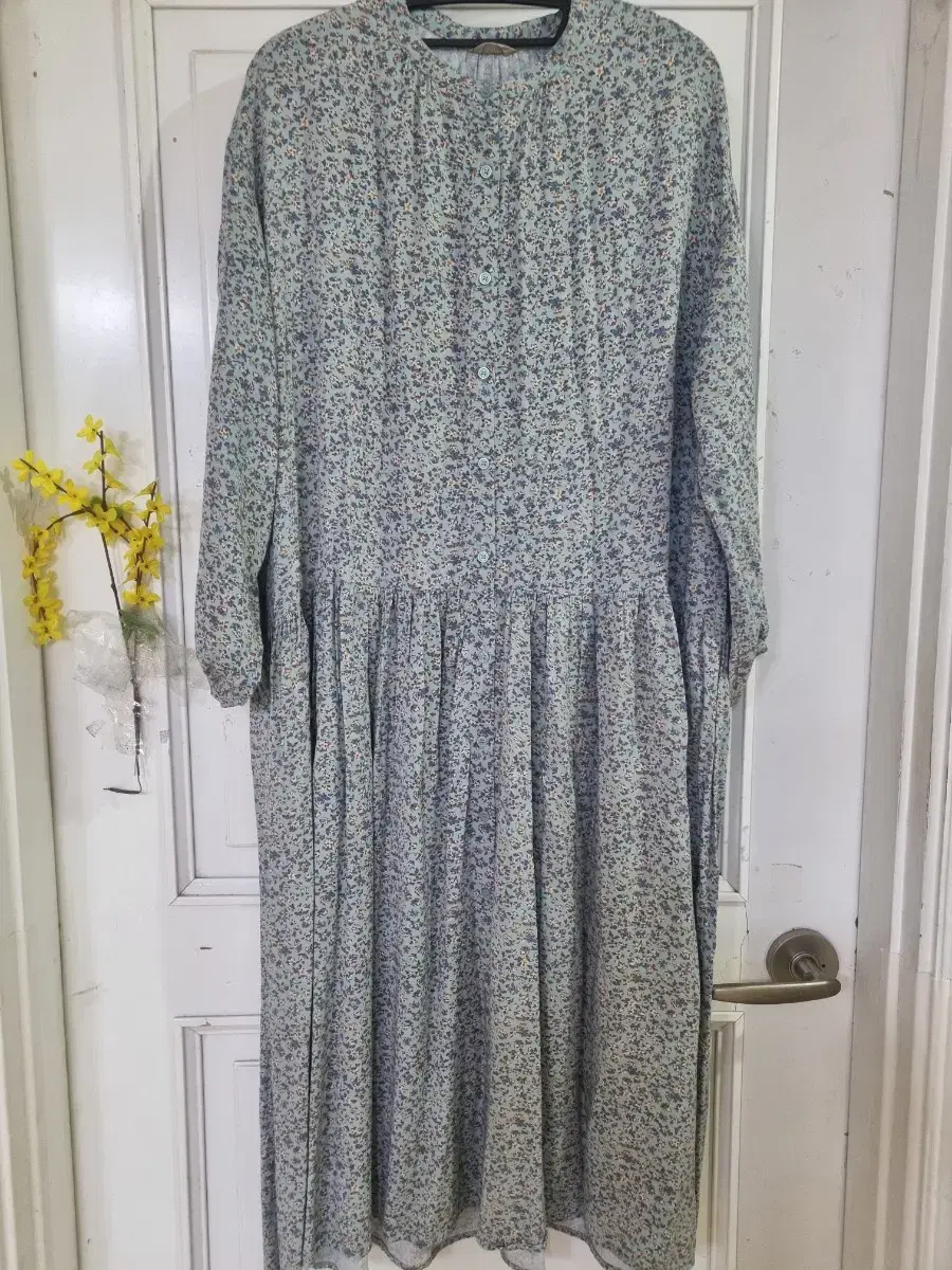 vintage boxy rayon long one piece clean bust58