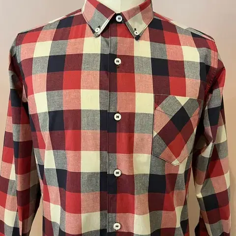 타임원 클로딩 Button Down Check Shirt