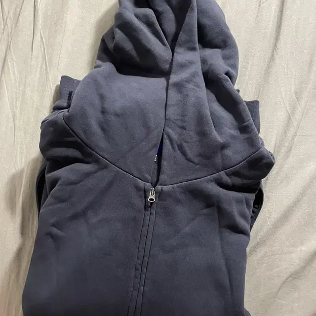 YZY ZIP-UP HOODIE NAVY 이지 후드 집업