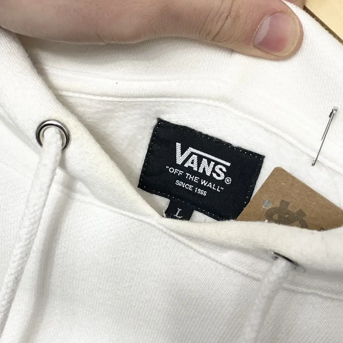 Vans 반스 일본판 체커보드 헤비웨이트 오버핏 후드티