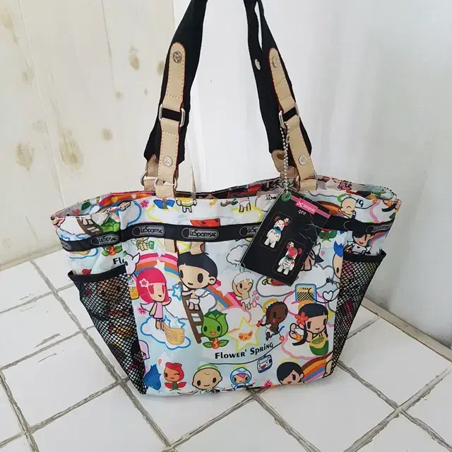 [새상품] LESPORTSAC x TOKIDOKI 레스포삭 토트백