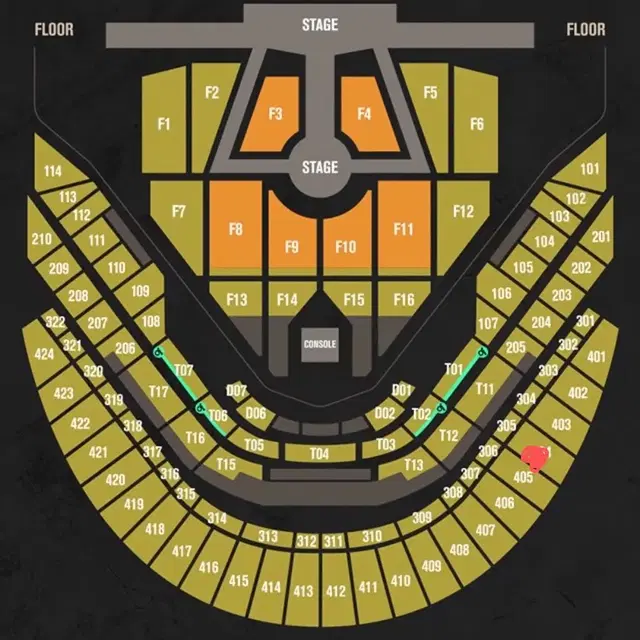 엔시티드림 드림쇼3 5/2(목) 404구역 양도 첫콘