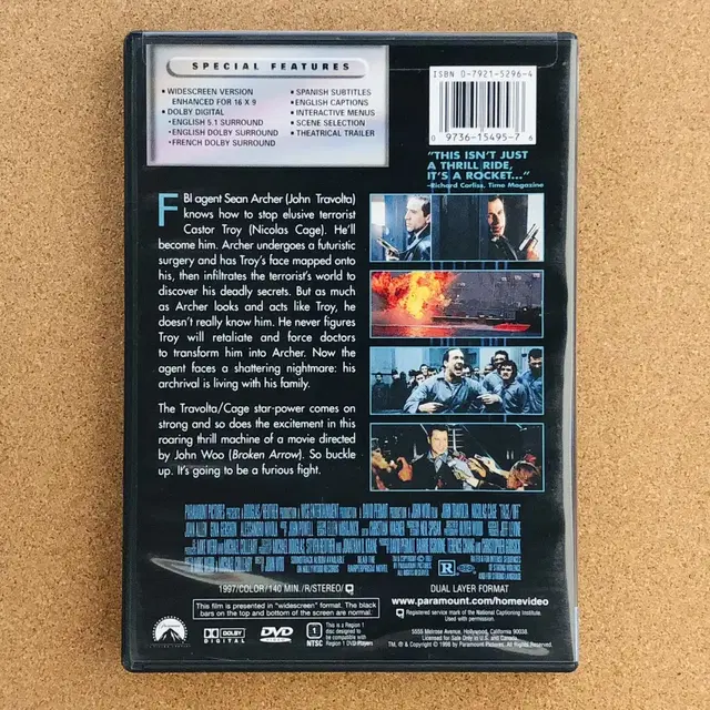 [DVD중고] 페이스 오프 (Face/Off)