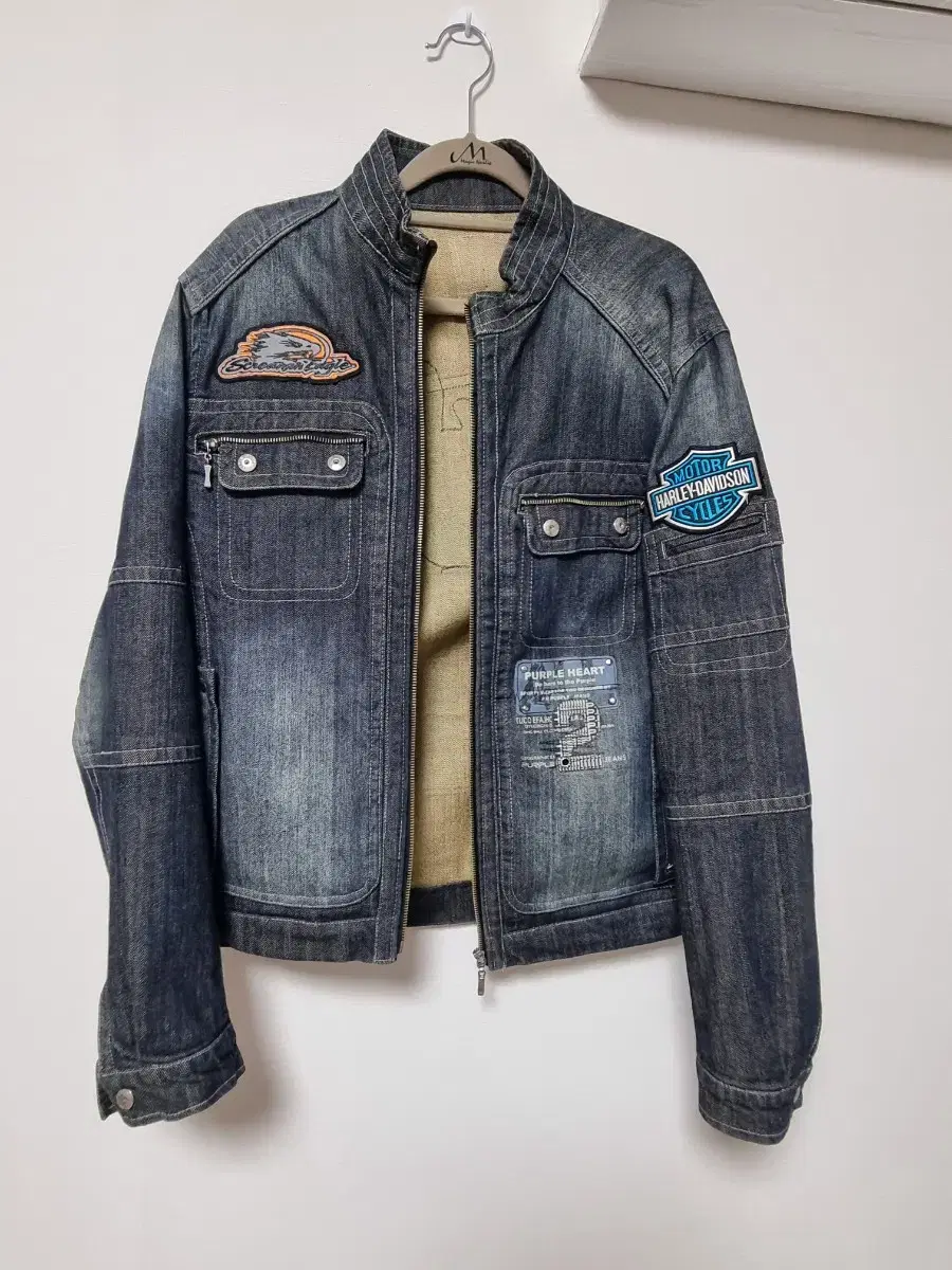 Harley-Davidson Patch Motorcycle Denim Jacket