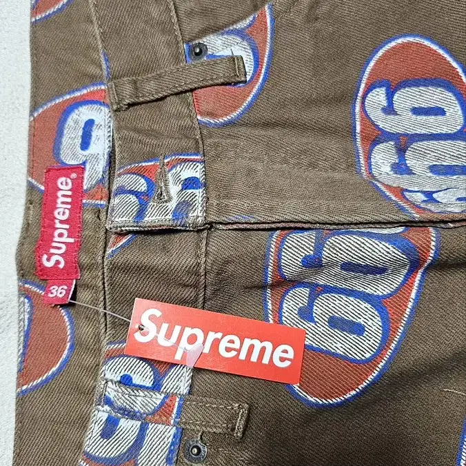 슈프림 Supreme 666 팬츠 바지 브라운