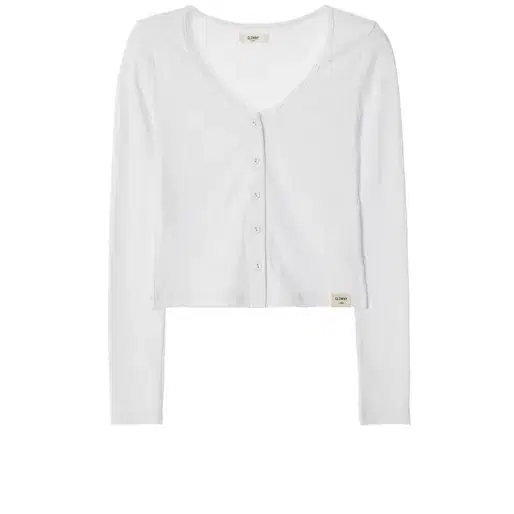 글로니 G CLASSIC RIB V-NECK CARDIGAN