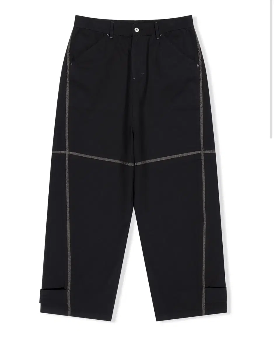 예스아이씨 Paneled Chino Pants Black M