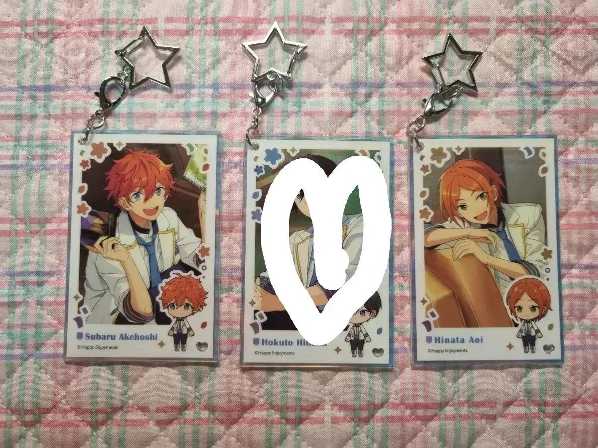 Anstar polaroid acrylic keyring subaru hinata