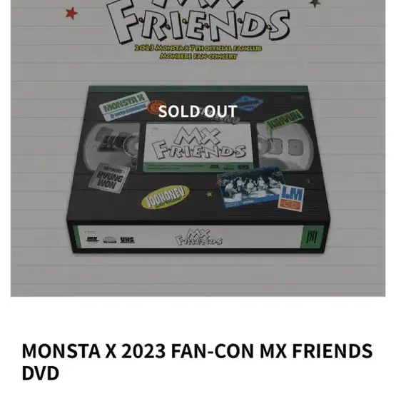 [미개봉 새상품] 몬스타엑스 7기 팬콘 mx friends dvd