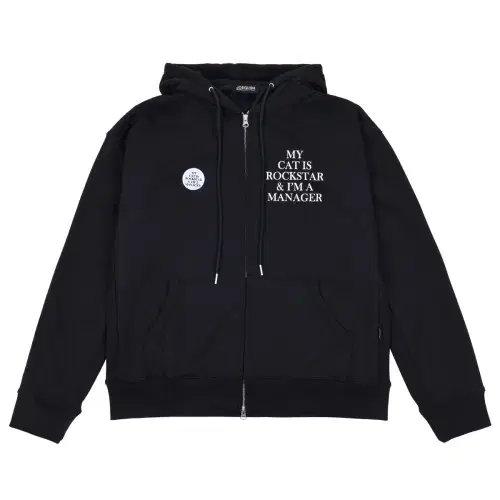 조거쉬 Big Font Rockstar Hoodie zip-up 크롭사이