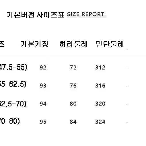 인스타 뼈말라핏 날씬핏 뱃살커버 주름 스커트