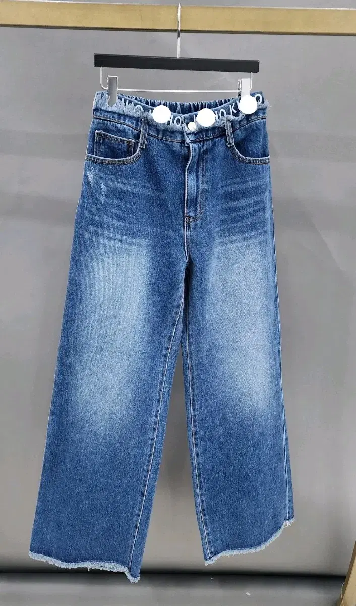 One Day Hot Sale Guh Banded Wide Denim Pants Jeans