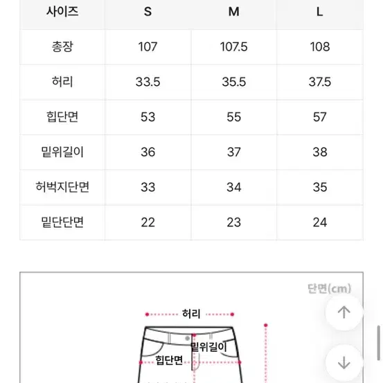 핏시 파라노말 빈티지 워싱 와이드 절개 팬츠 S