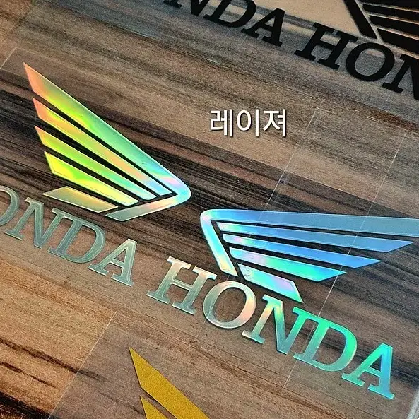 혼다 honda 날개 윙 데칼 반사 스티커