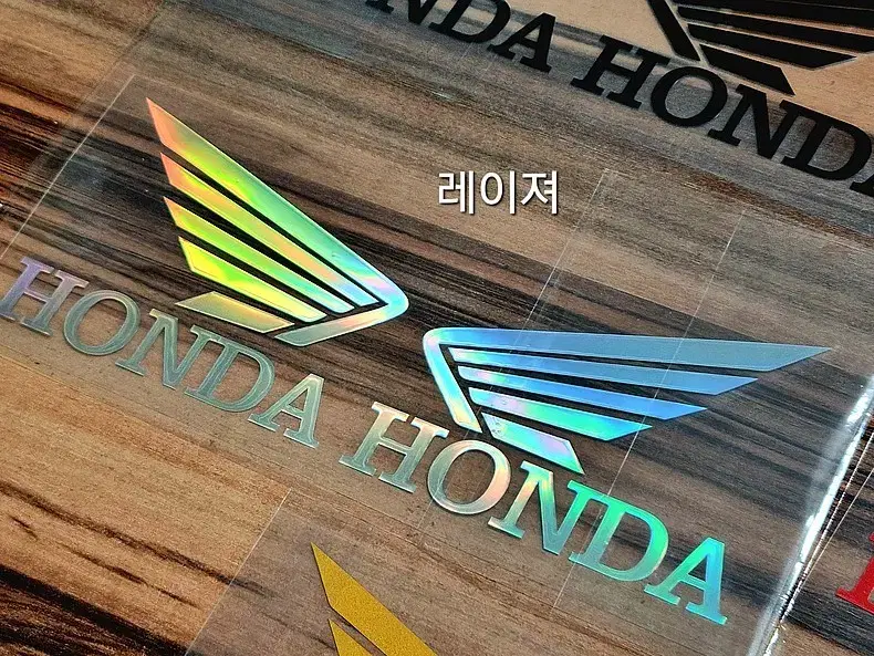 혼다 honda 날개 윙 데칼 반사 스티커