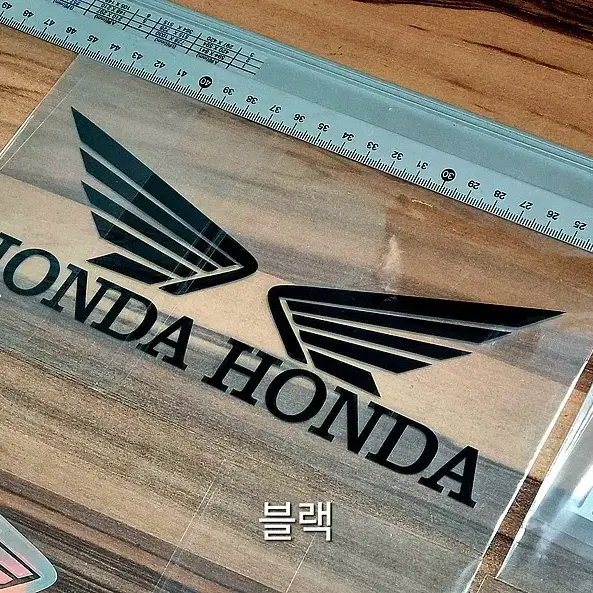 혼다 honda 날개 윙 데칼 반사 스티커