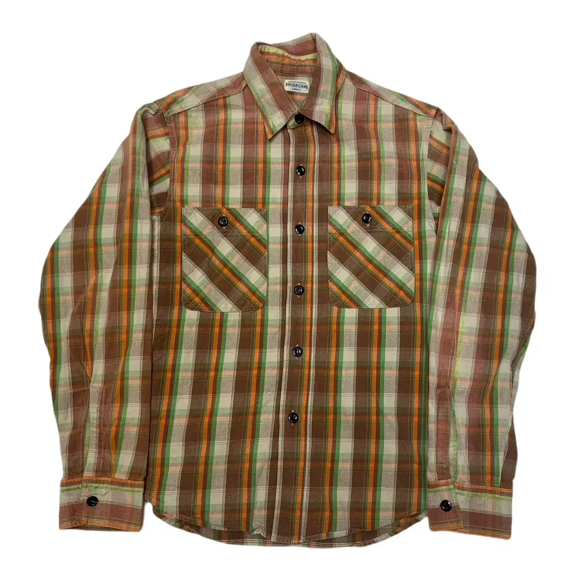 Sugarcane Vintage Check Shirt S