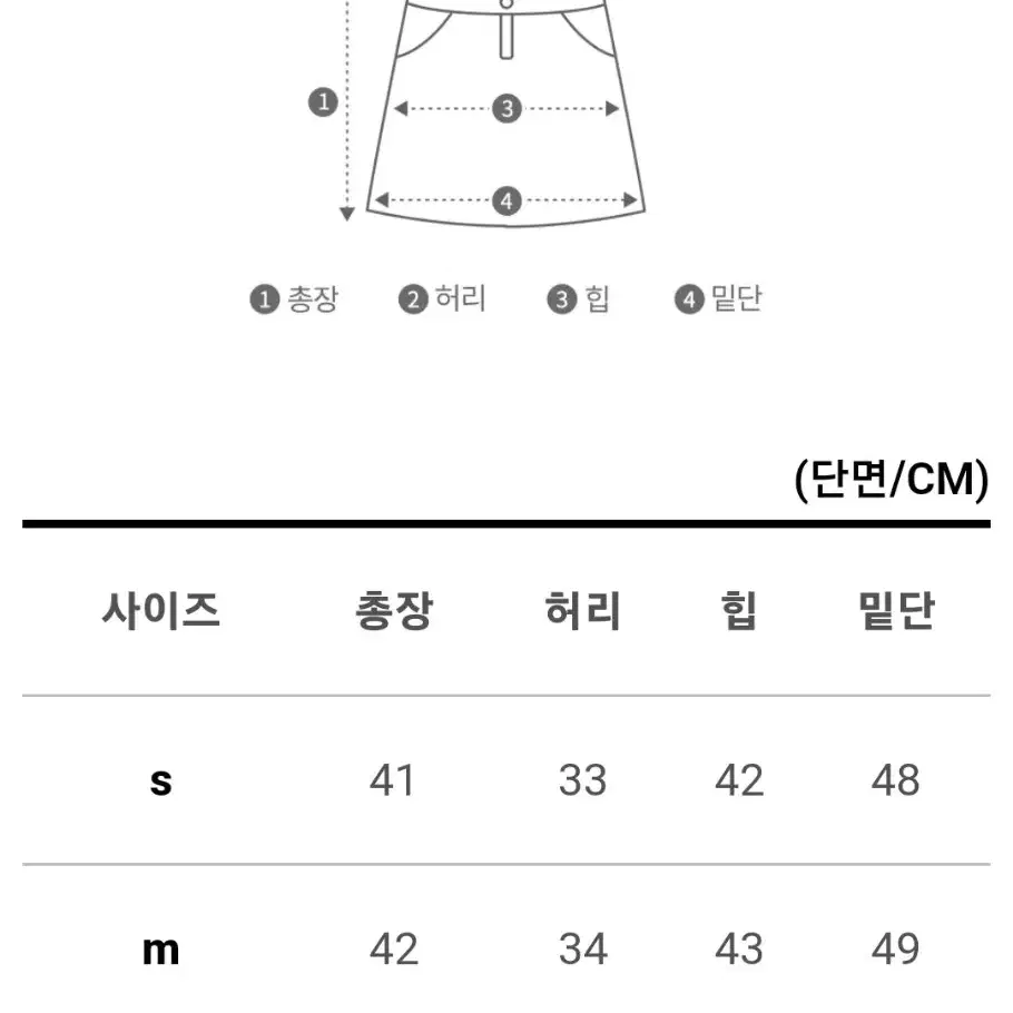 안감속바지 호피스커트