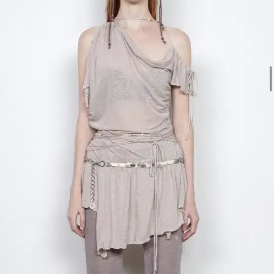 구해요)) 페인오어플레져 PANSY DRESS greyish beige