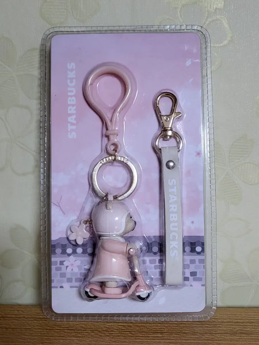 Unsealed) Starbucks Cherry Blossom Barely Star key chain