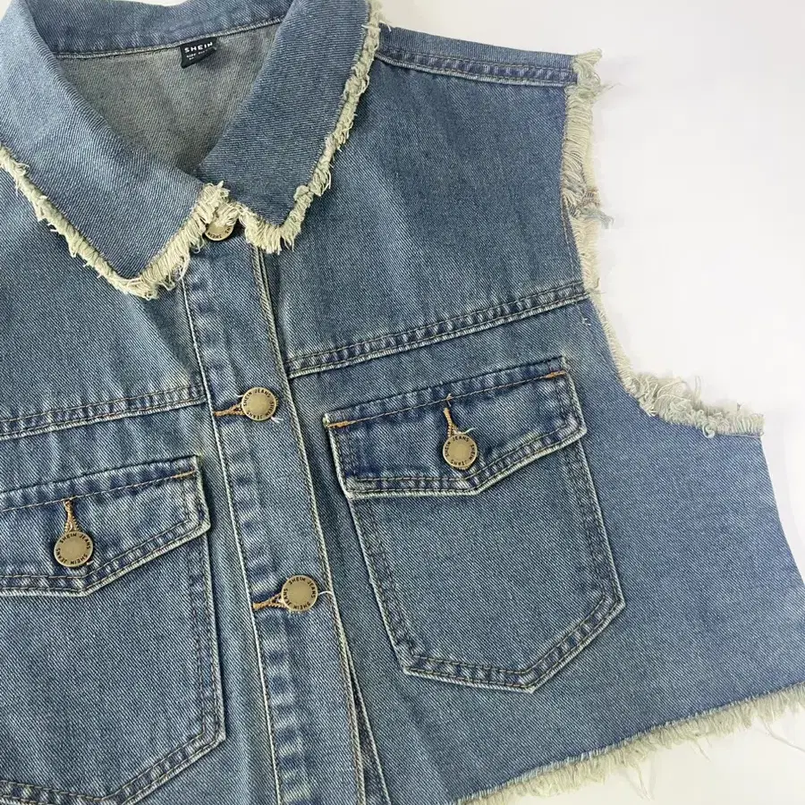 빈티지 청조끼 Vintage Denim Vest