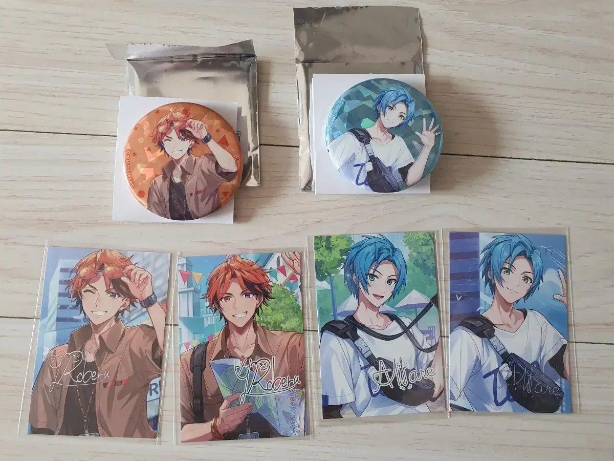 HoloLive Holostars Photo Card & Badge Yukokuroberu RidgesAltaire