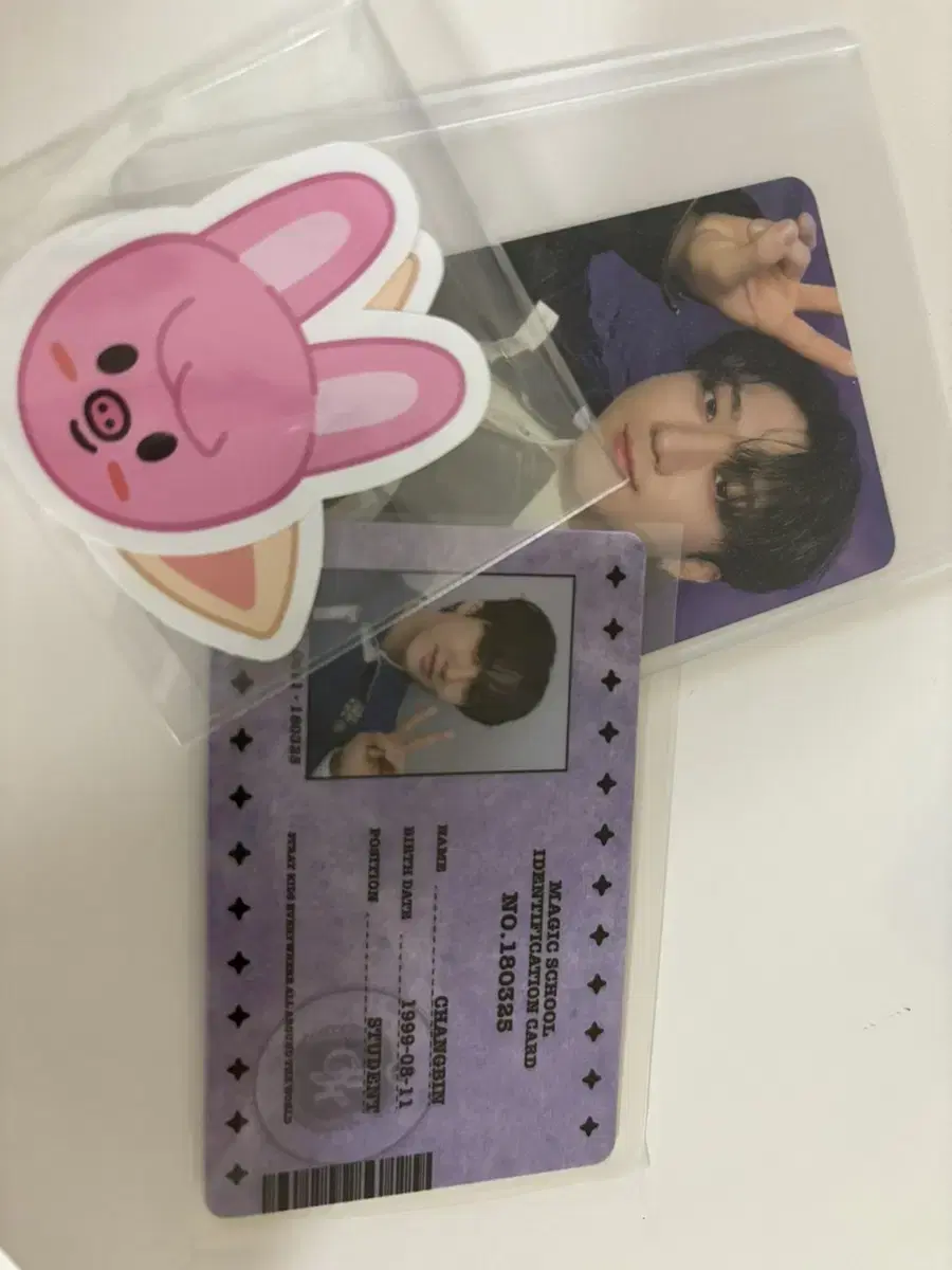 Changbin student ID & photocard in bulk