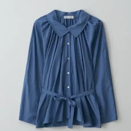 rrace Puff Volume Button Blouse