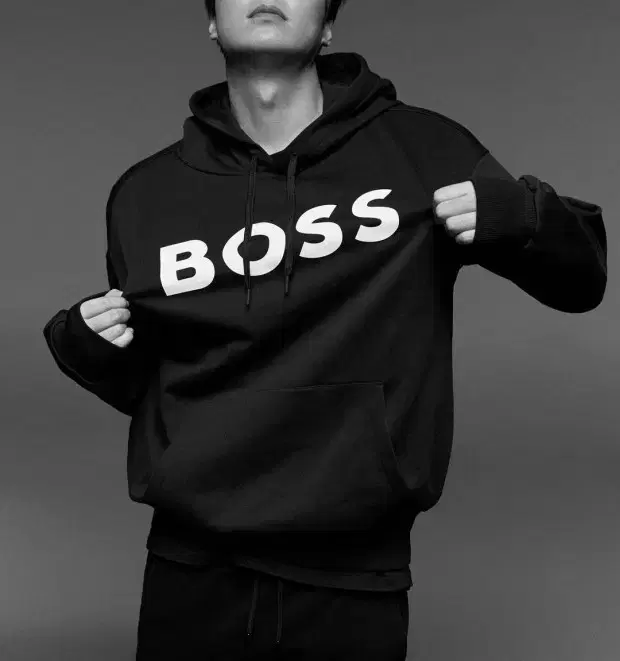 휴고보스 BOSS 오버핏 이민호 후드티 24시즌 5048531610244