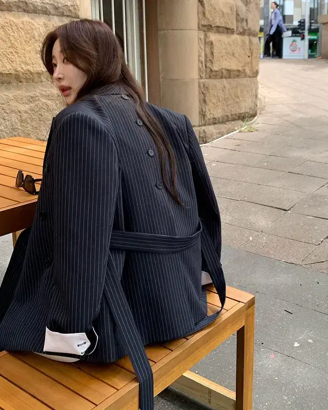 브론 스트라이프셋업 네이비