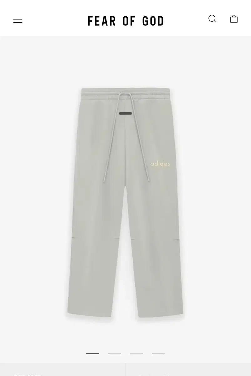 피어오브갓 아디다스 Relaxed Trouser XS