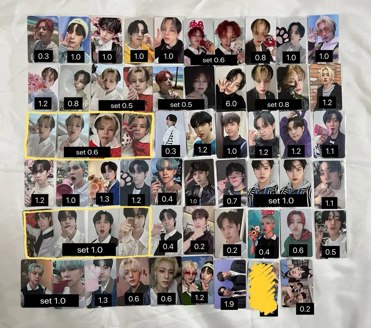 Wei sign Winners broadcast jang daehyeon kim donghan yoo yongha ld photocard Two-Bad Spreads