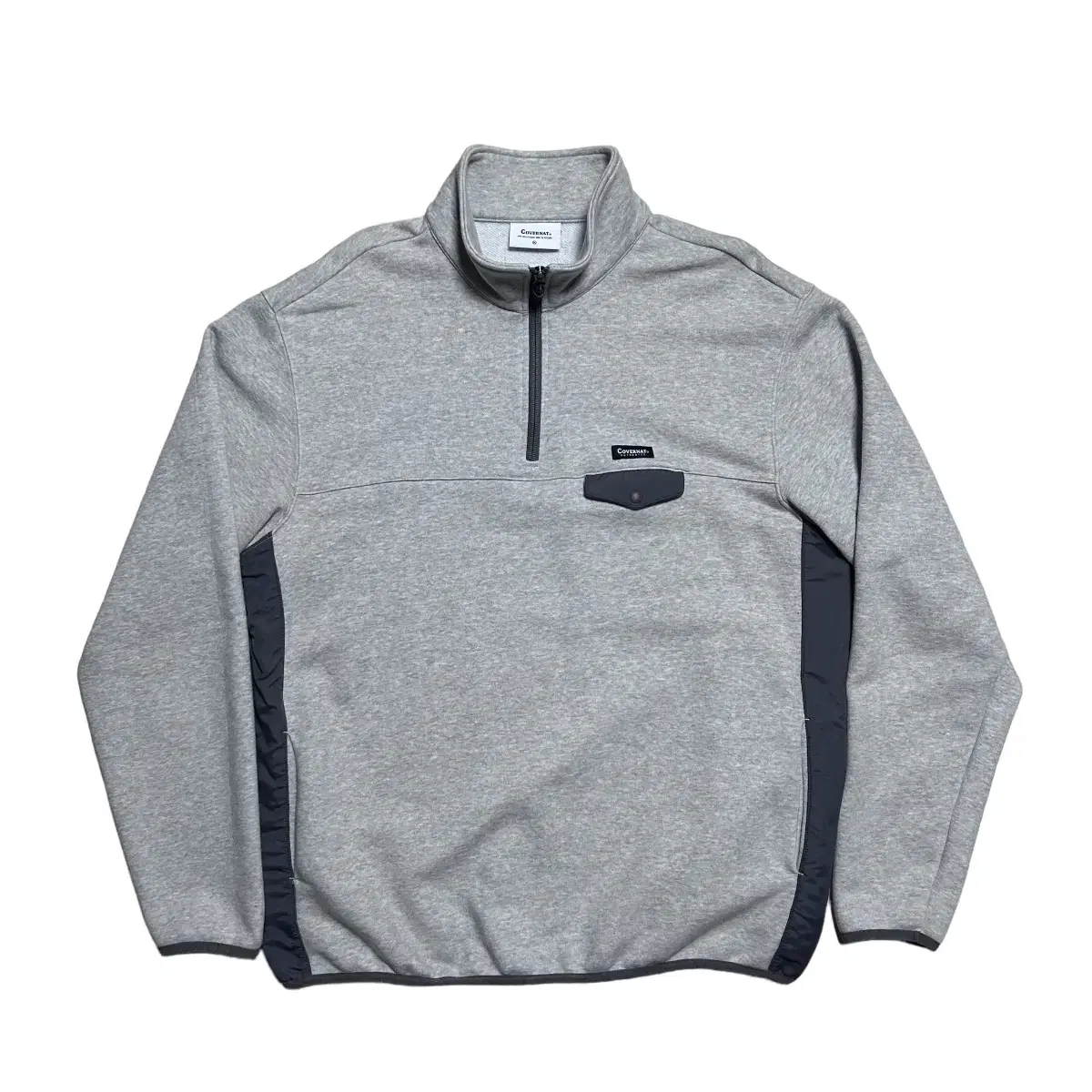 CoverNet Gray Half-Zip Top (XL)