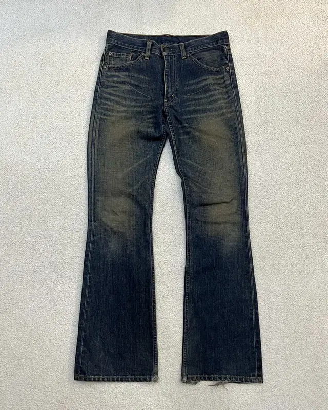 (정품) Levis 리바이스 517-30 워싱 부츠컷 데님팬츠