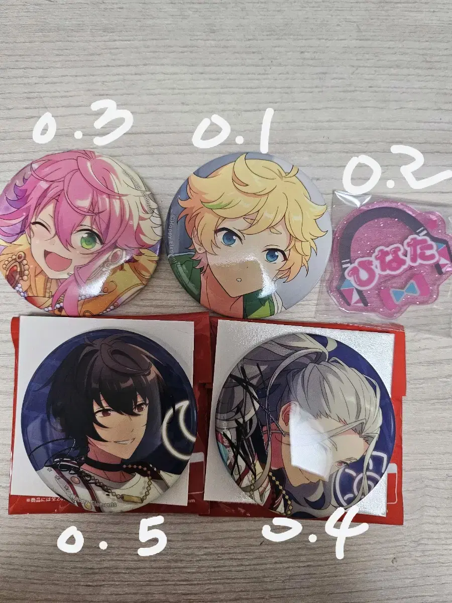 Quick sale)Angsta Badge Begging Canbadge hinata Tori sora Ritsuran