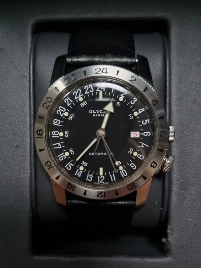 [GLYCINE] 글라이신 에어맨 No.1 GMT 한정판 시계