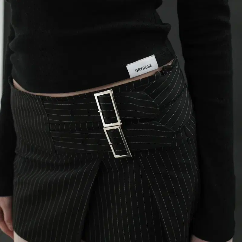 DRYROSE. STRIPE BELT SK (BK)