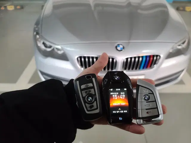 울산 동구 BMW 원격시동 근접도어 탑재 원하는 디자인 스마트차키 개조