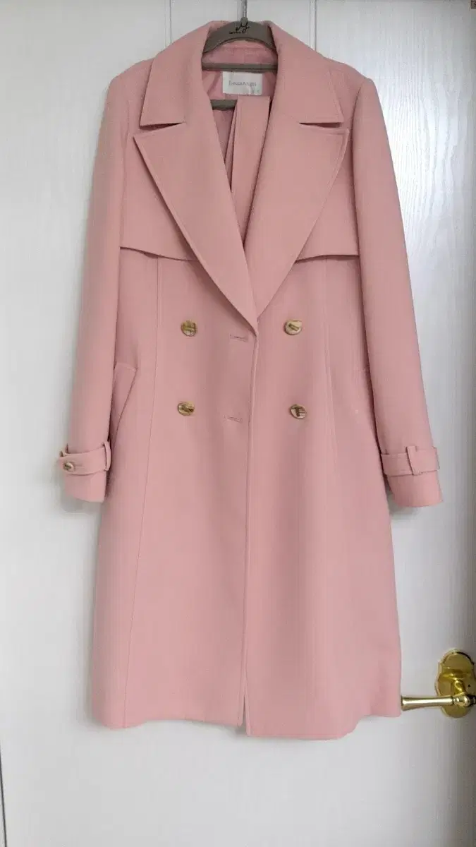 StyleOnMe Trench Coat Pink