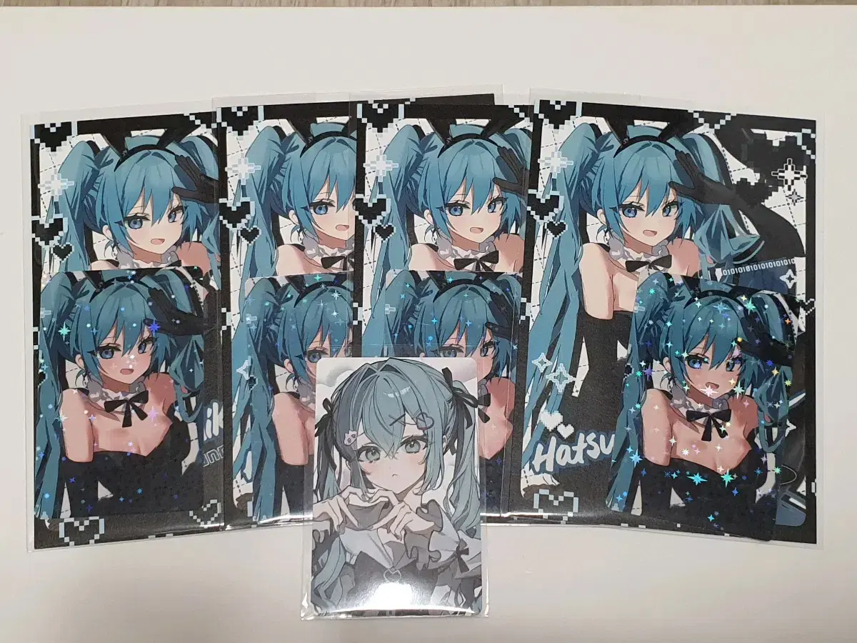 Pseudo-vocaloid unofficial goods Unofficial photocard postcard @pseudo-vocaloid Miku