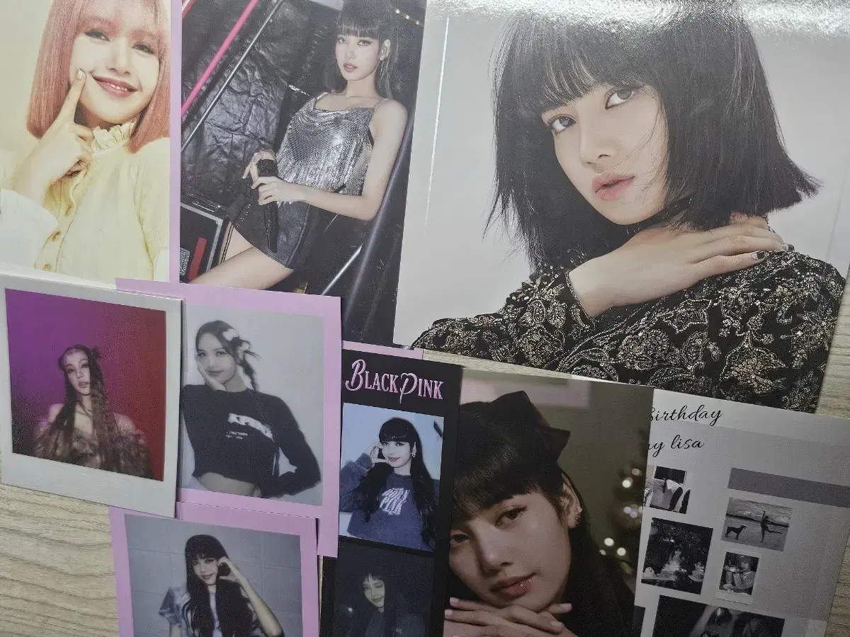 Black Pink lisa photocard Set