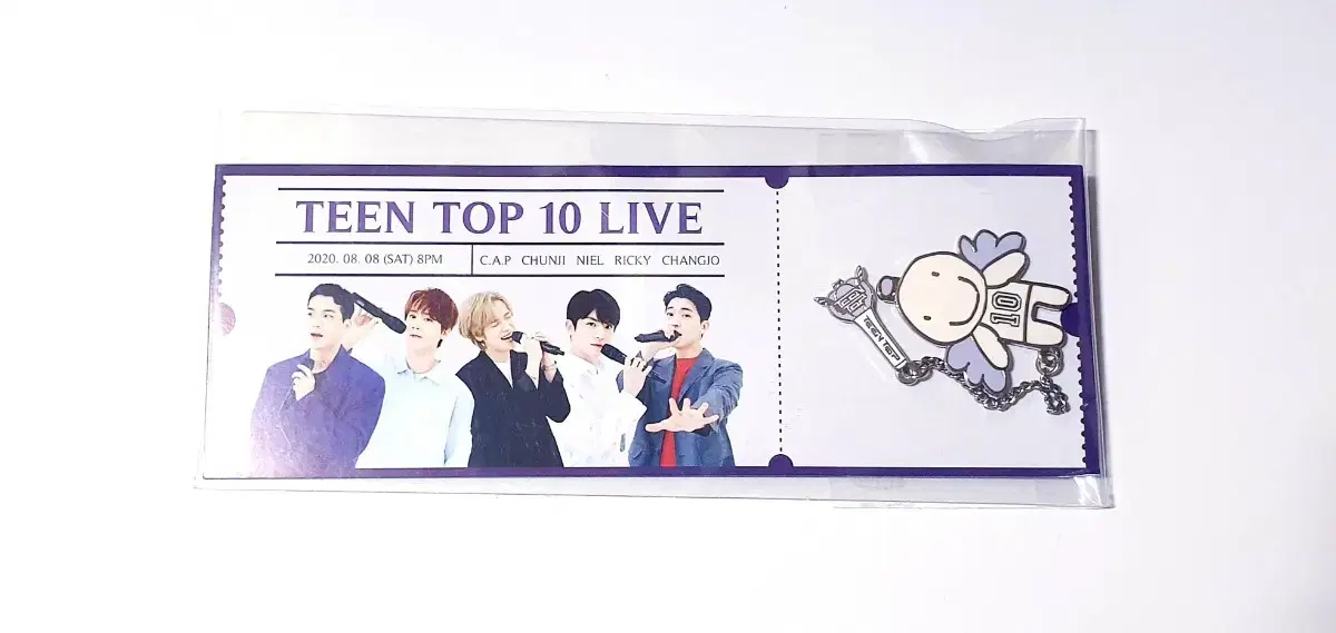 Teen Top 10th Anniversary Live special Ticket + Badge Set