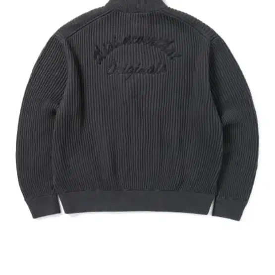 디스이즈네버댓 Full Zip Cardigan Charcoal