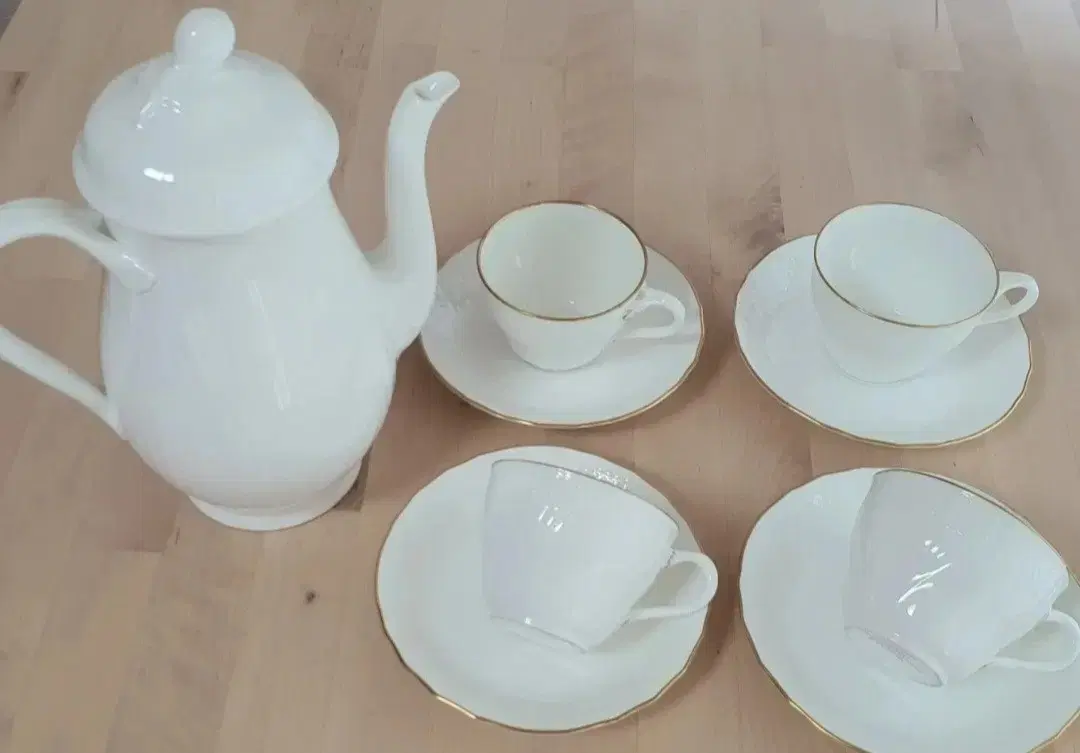 Villeroy & Boch 빌레로이 앤 보흐 커피컵 & 포트 set