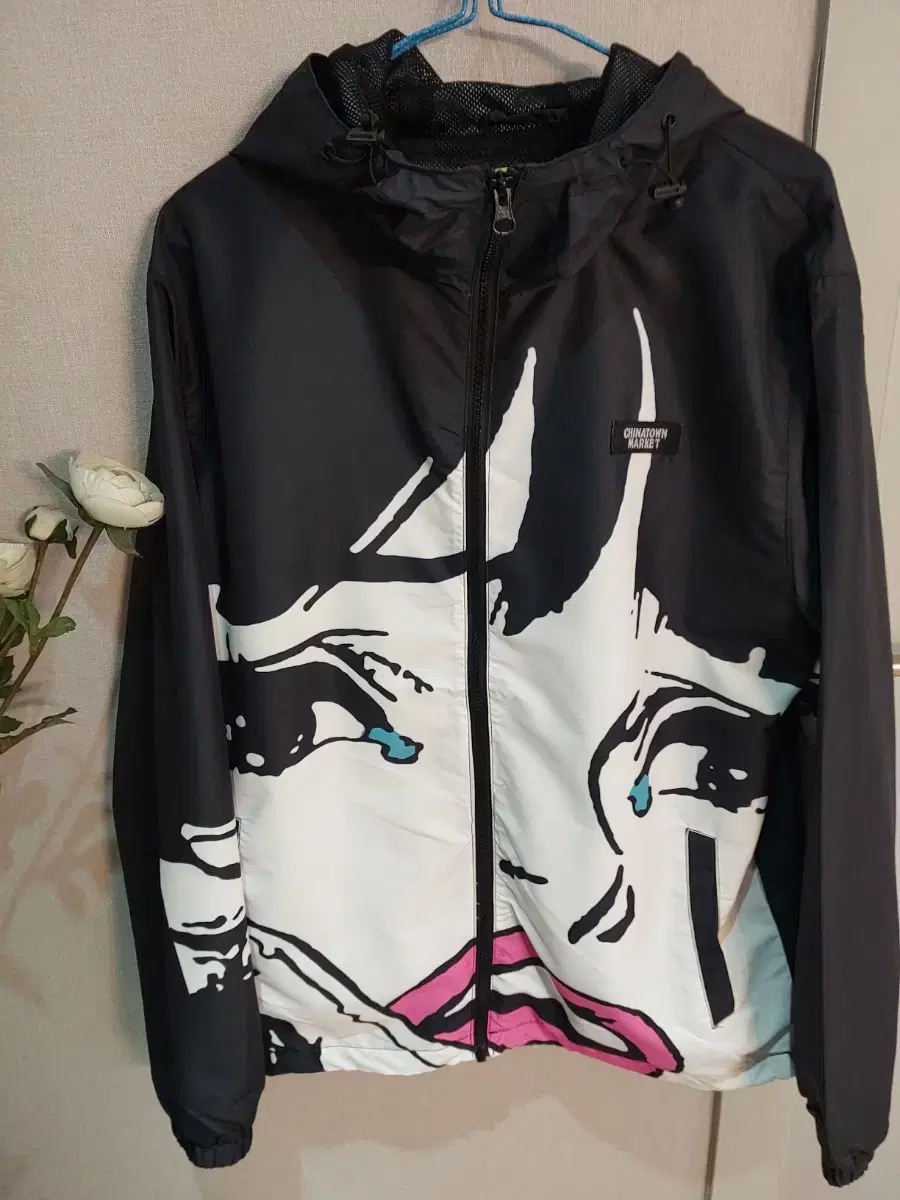 CHINATOWN MARKET Roy Liechtenstein Rare Windbreaker L