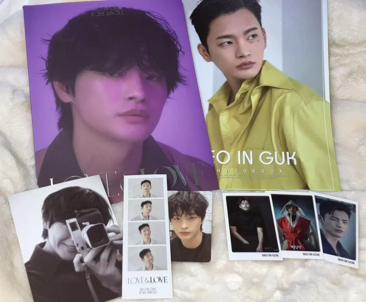 SEO INGUK LOVE&LOVE album, photobook (photo, 4-cut photo, photo card, poster)