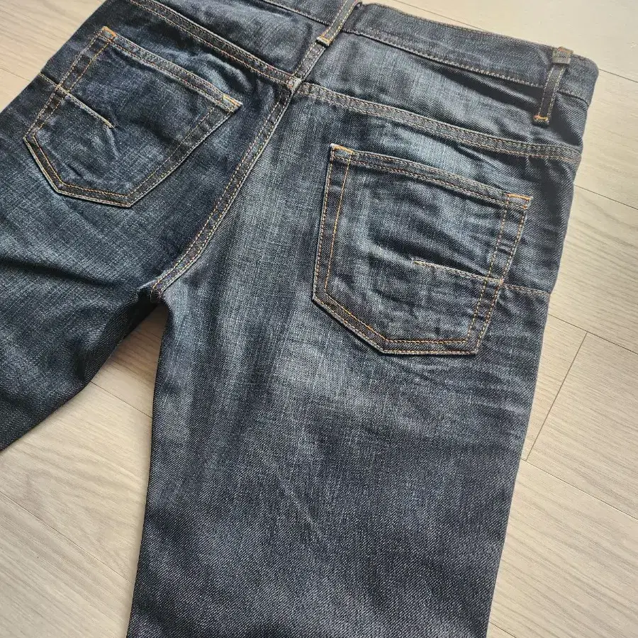 정품 Dior Slim Dark IndigoStraight Jean-29